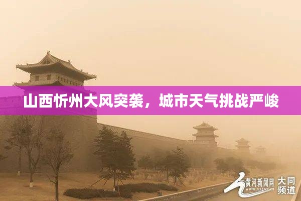 山西忻州大风突袭,城市天气挑战严峻