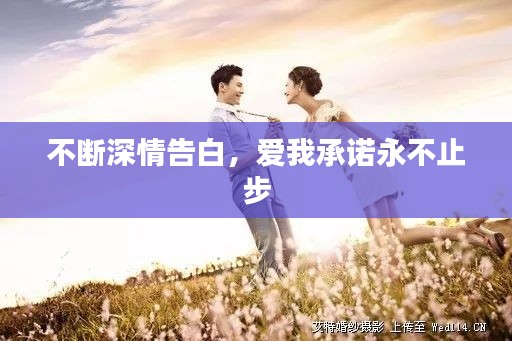 不断深情告白,爱我承诺永不止步