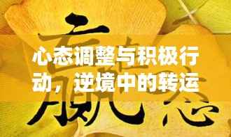 心态调整与积极行动，逆境中的转运秘诀！