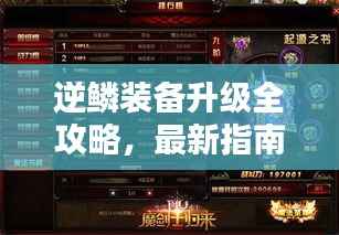 逆鳞装备升级全攻略,最新指南助你轻松提升战力!