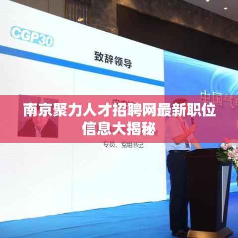 南京聚力人才招聘网最新职位信息大揭秘